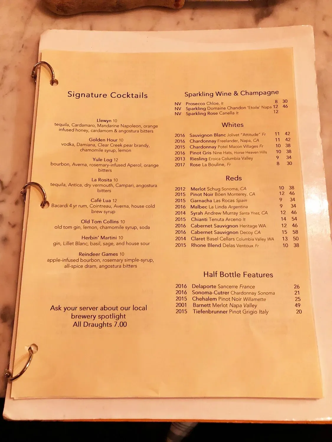 Menu 6