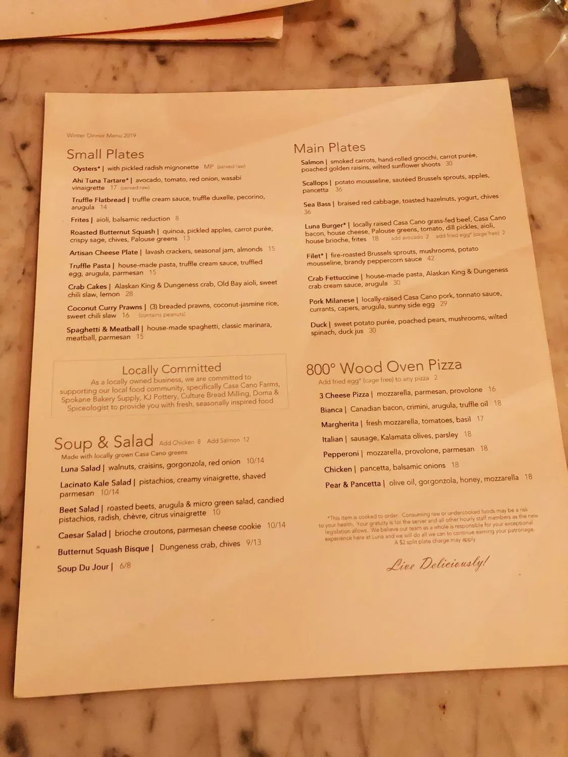 Menu 5