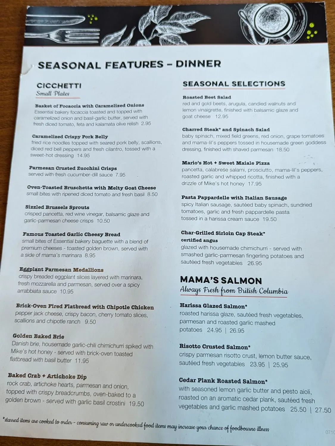 Menu 6