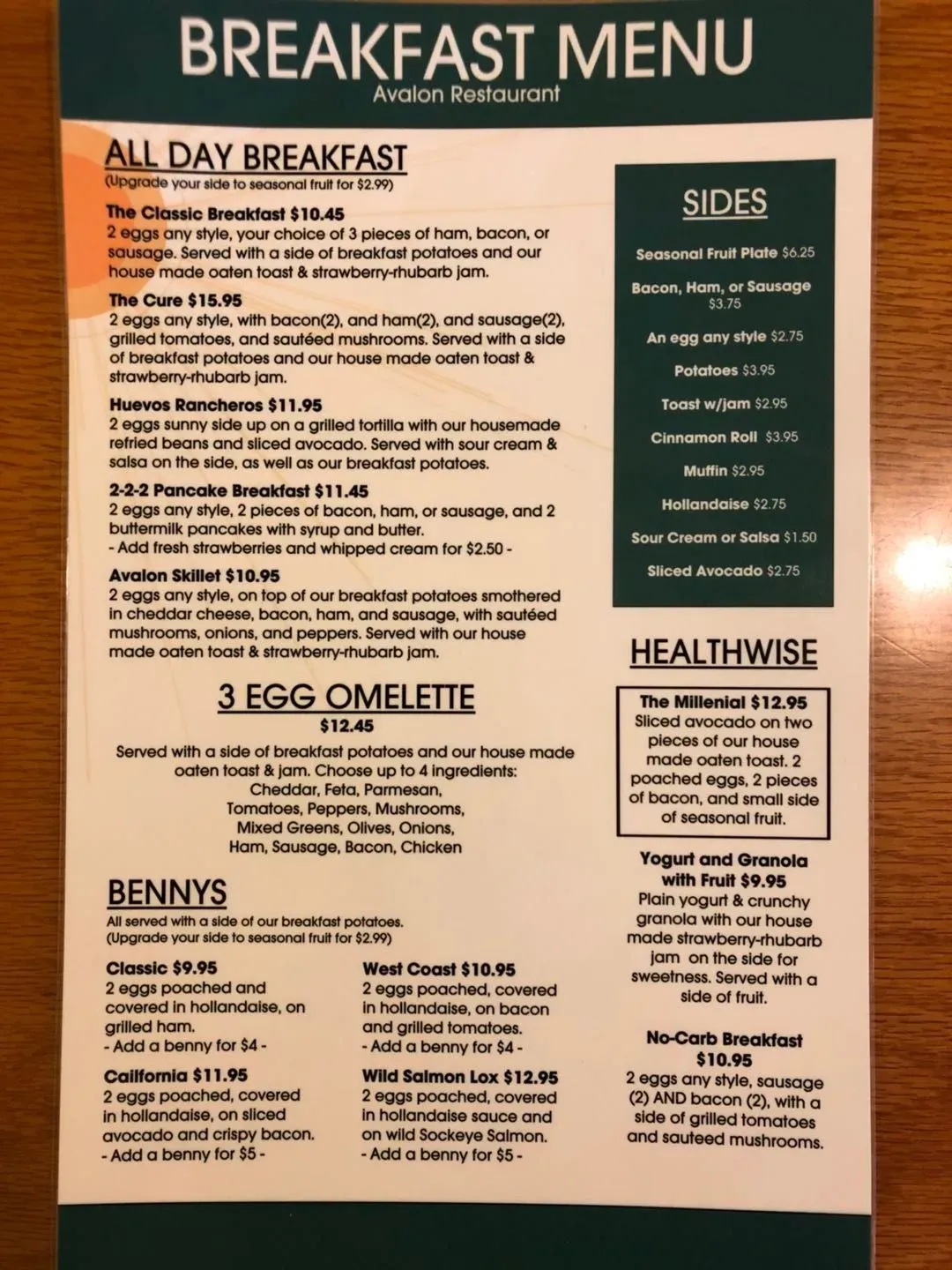 Menu 4