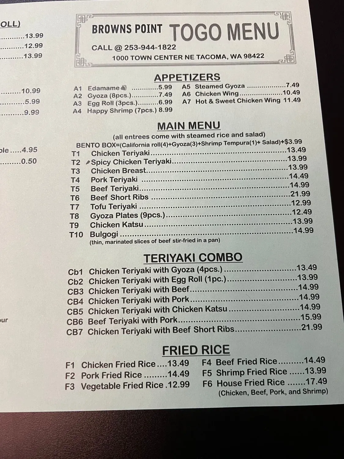 Menu 3