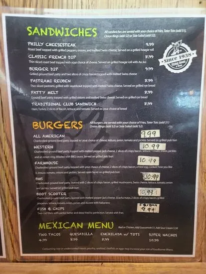 Menu 4