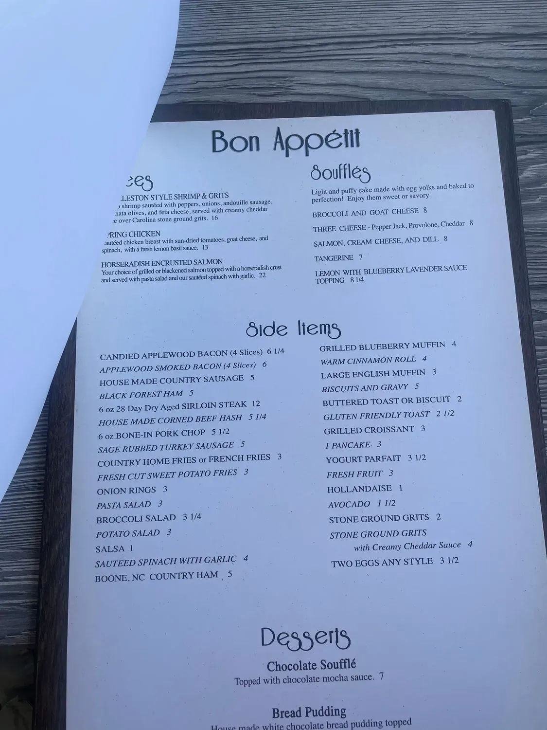 Menu 6