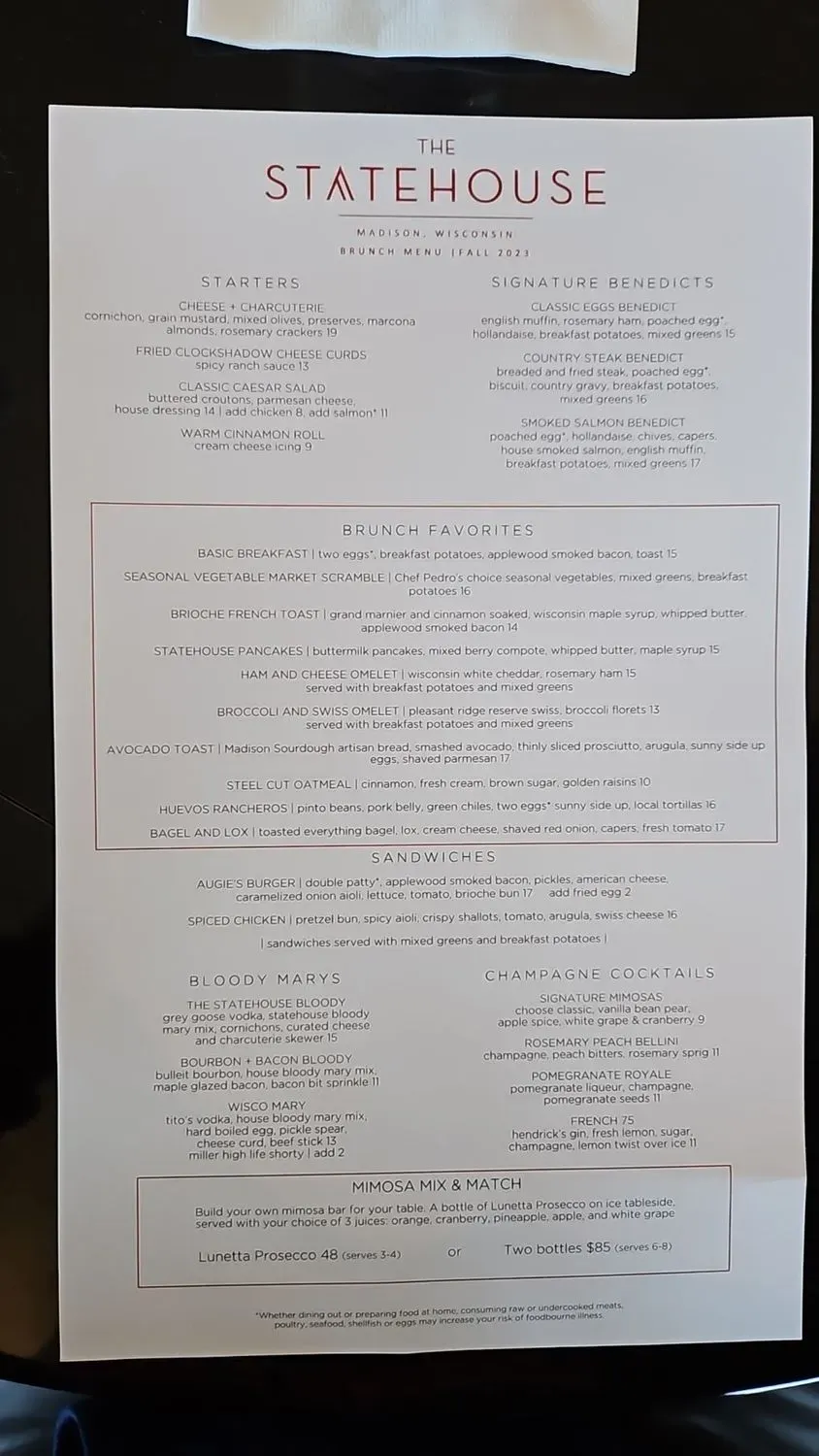 Menu 2