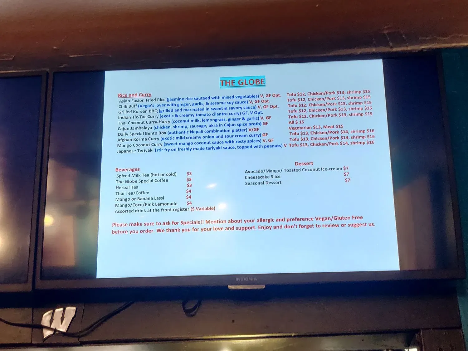 Menu 4