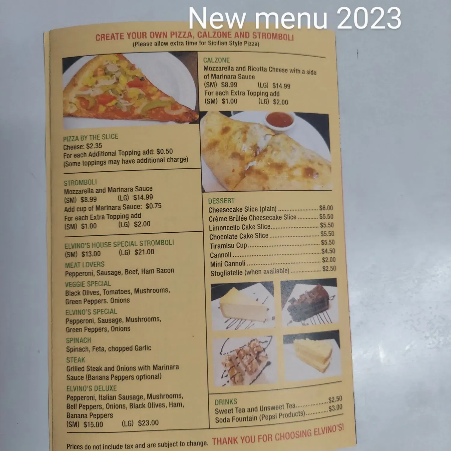 Menu 6