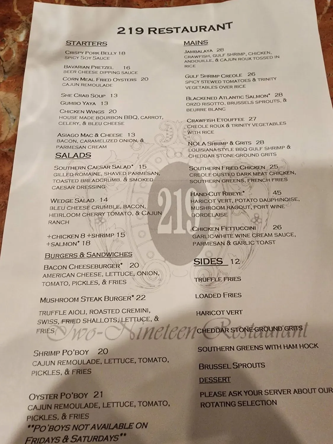 Menu 6