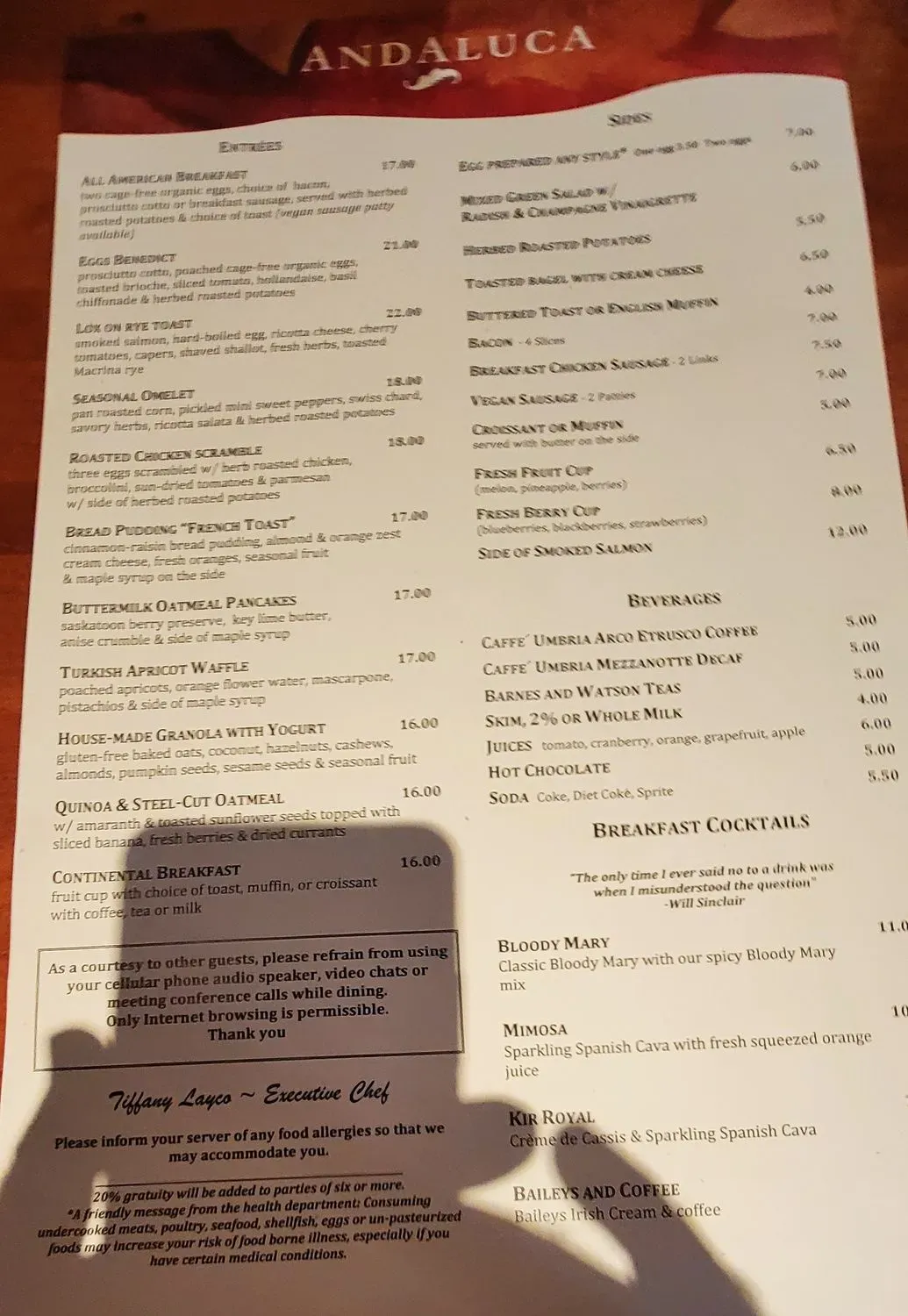 Menu 6