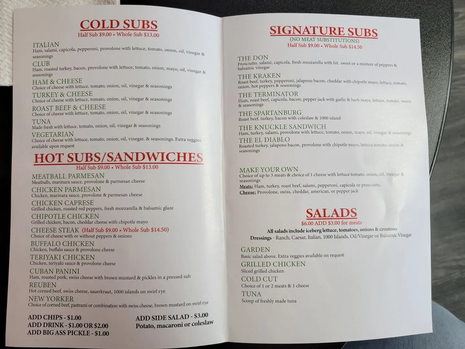 Menu 3