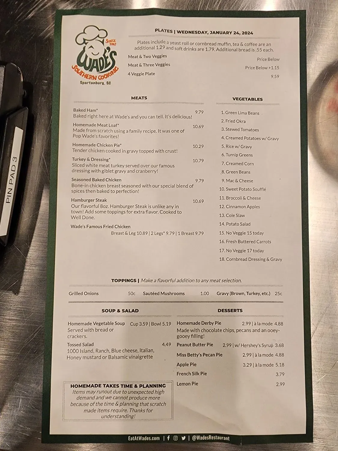 Menu 3