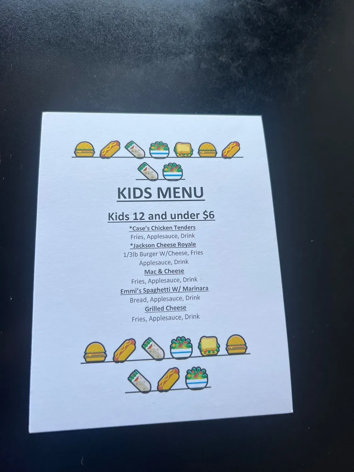 Menu 4