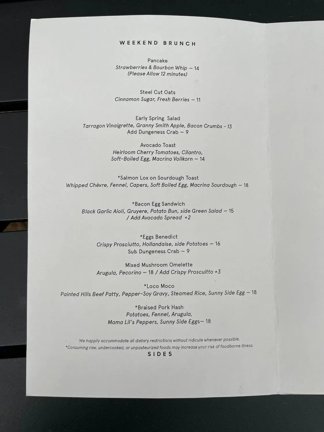 Menu 4