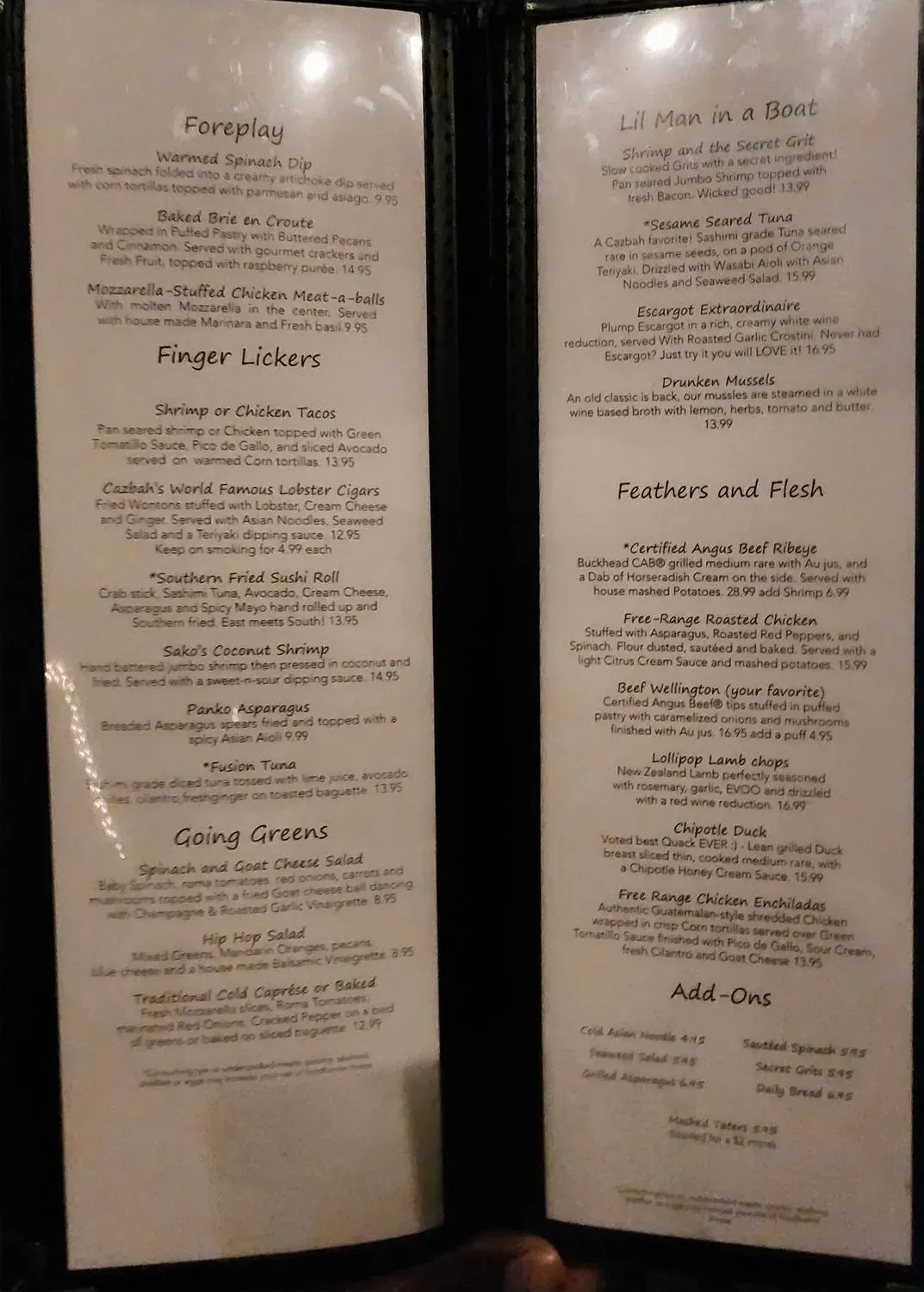 Menu 6