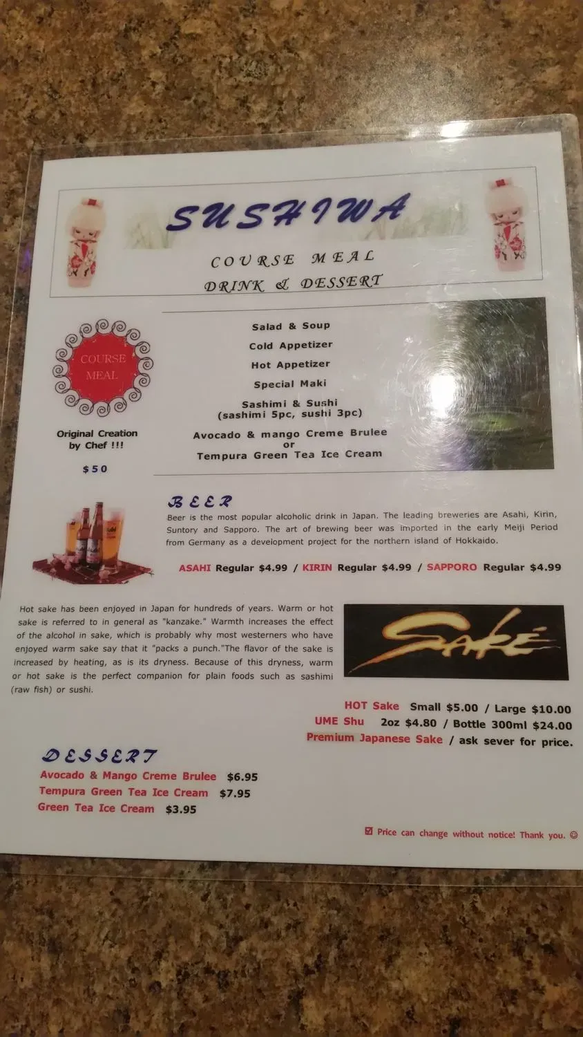 Menu 4