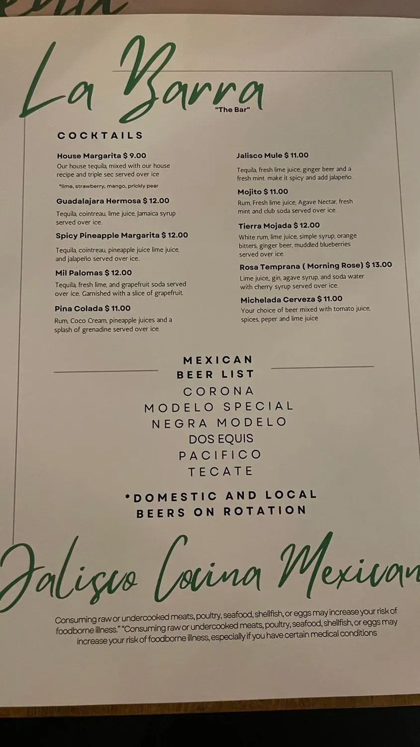 Menu 6