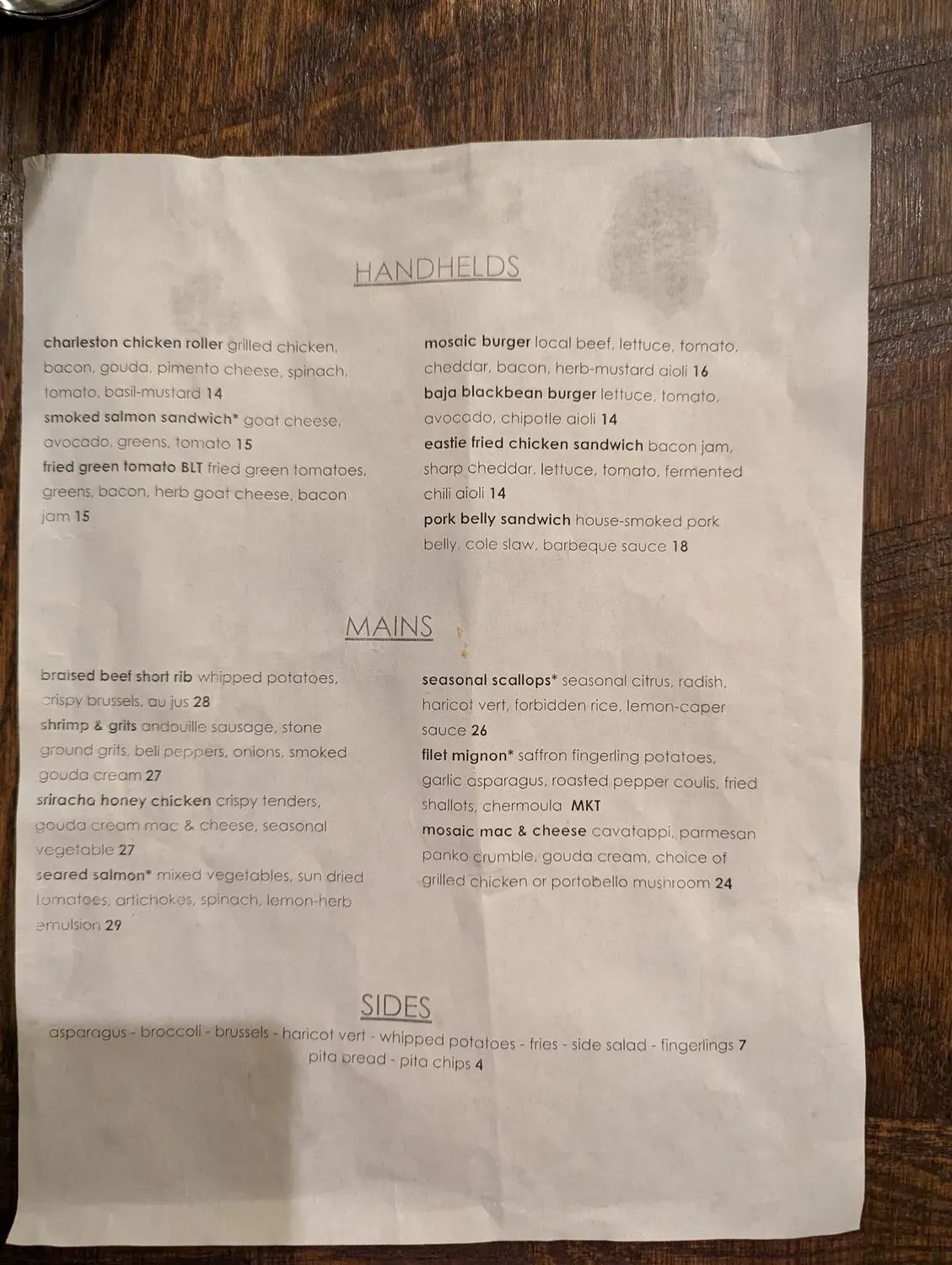 Menu 3