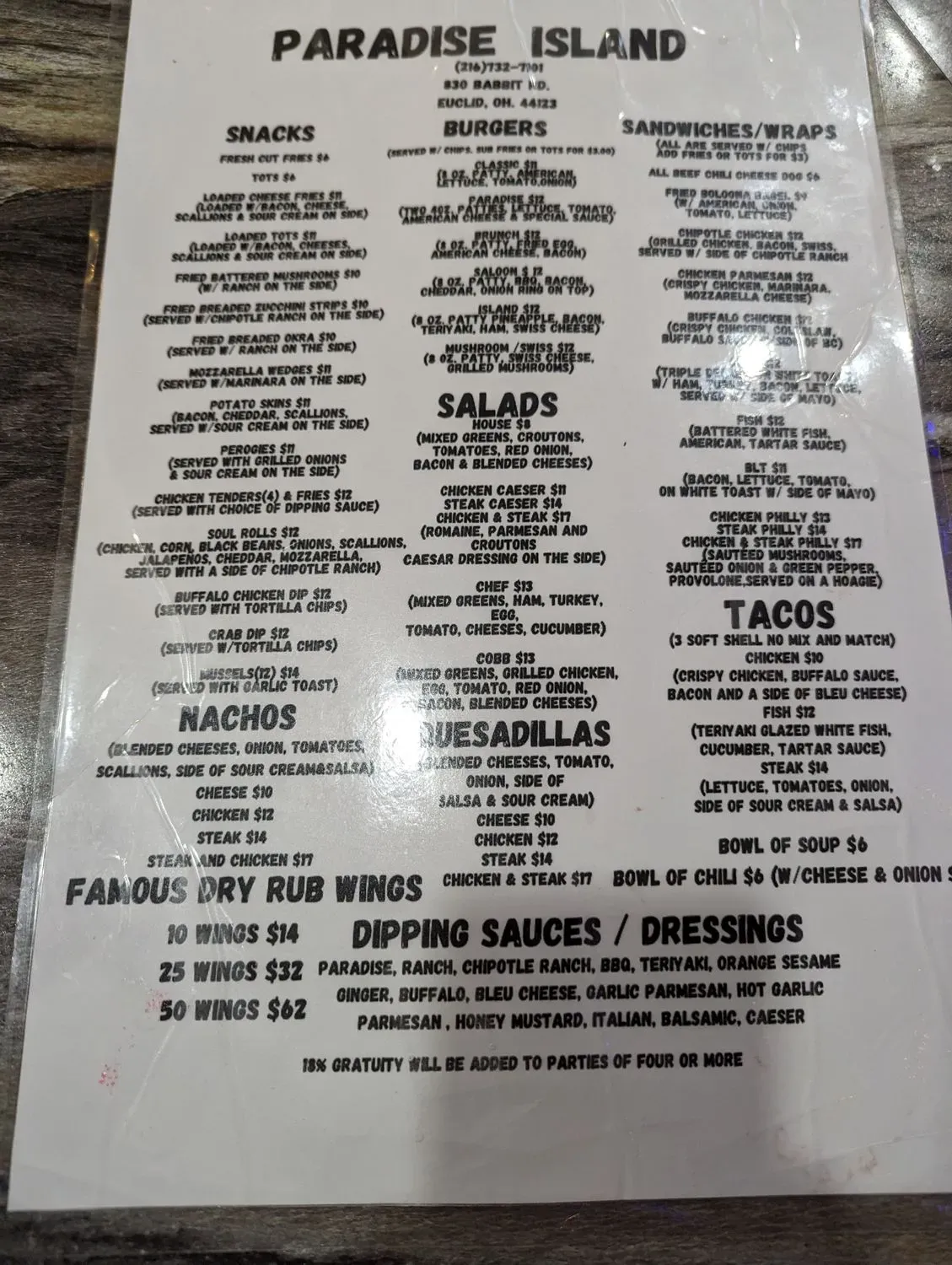 Menu 3