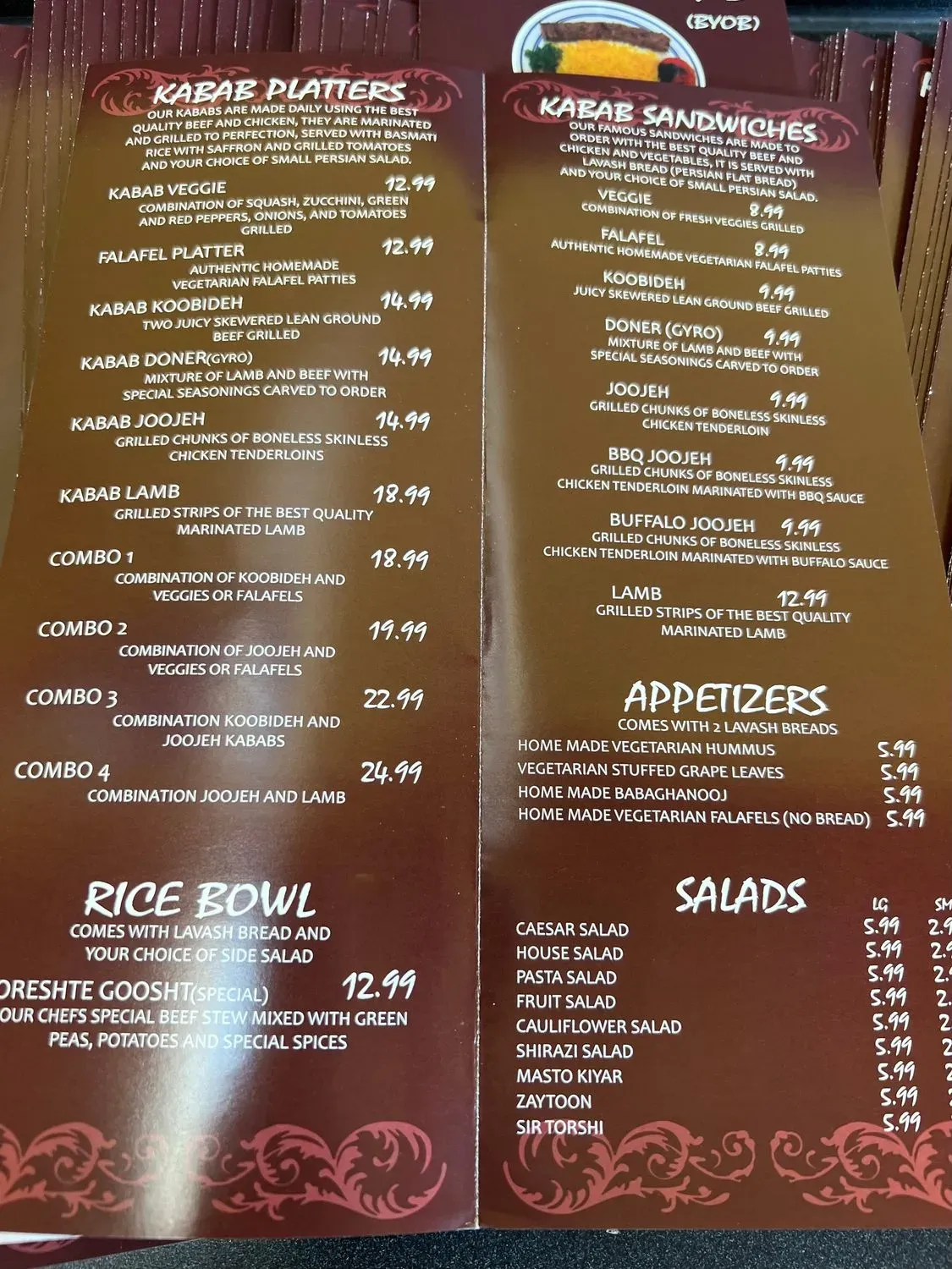 Menu 3