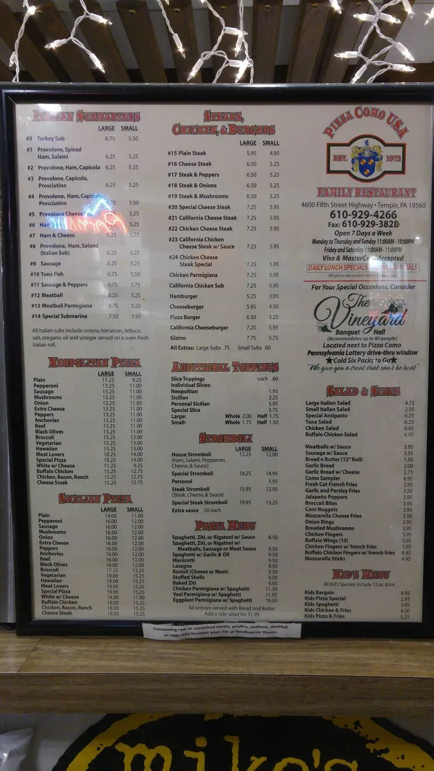 Menu 6