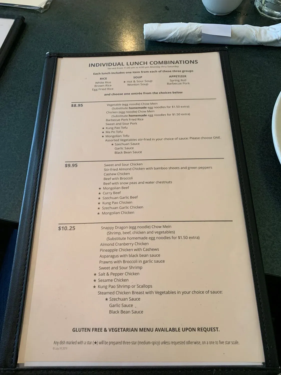 Menu 6