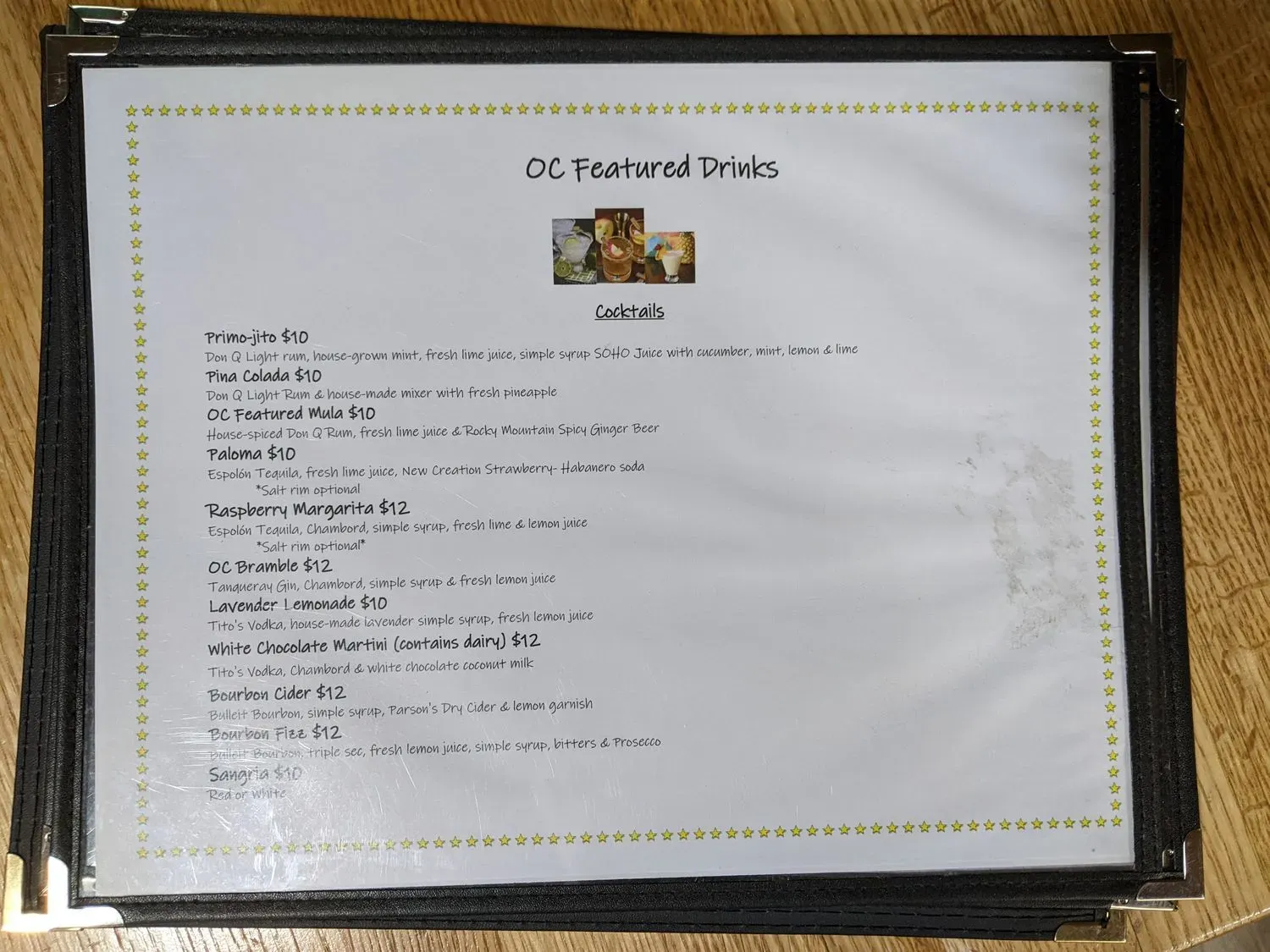 Menu 6