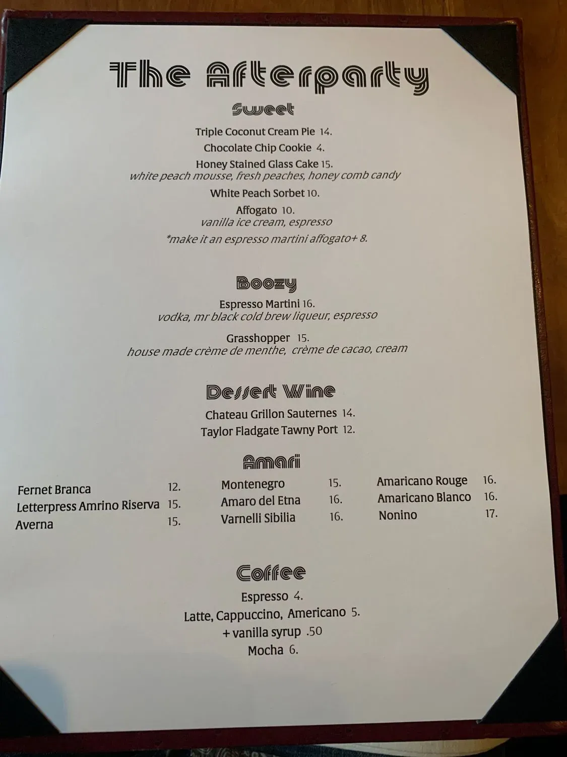 Menu 6