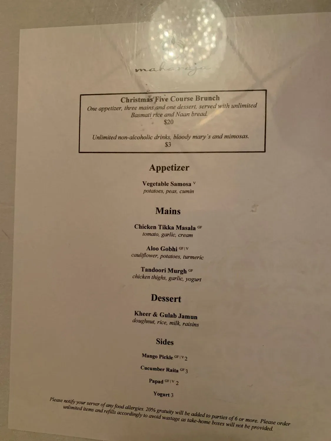 Menu 5