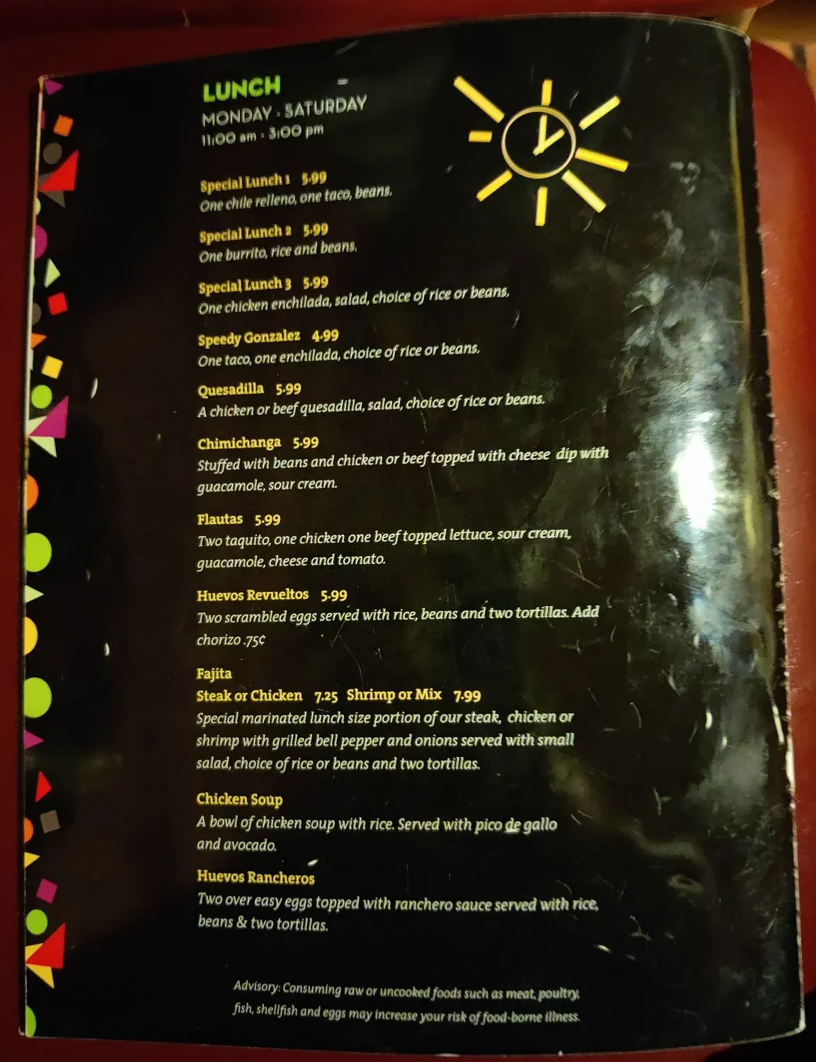 Menu 3