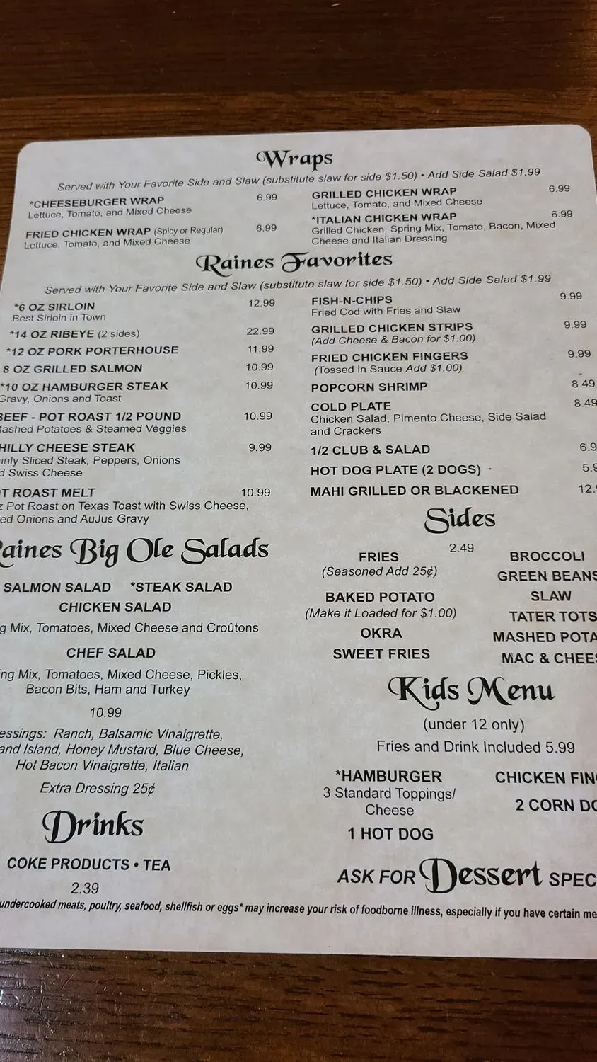 Menu 3