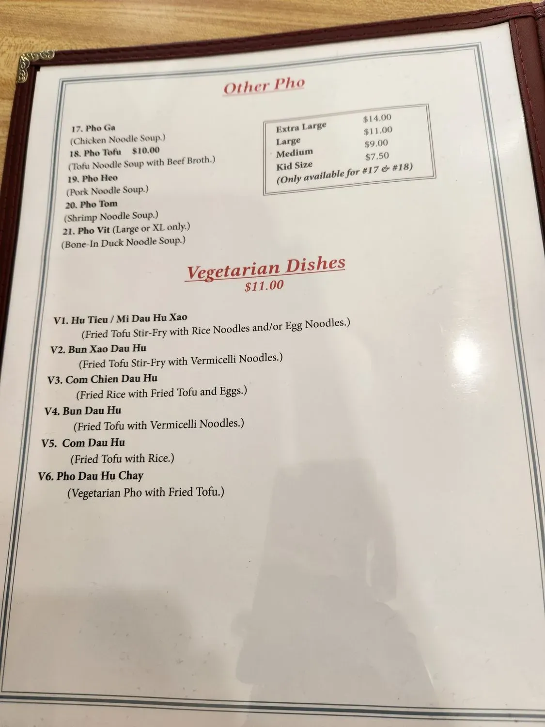 Menu 5