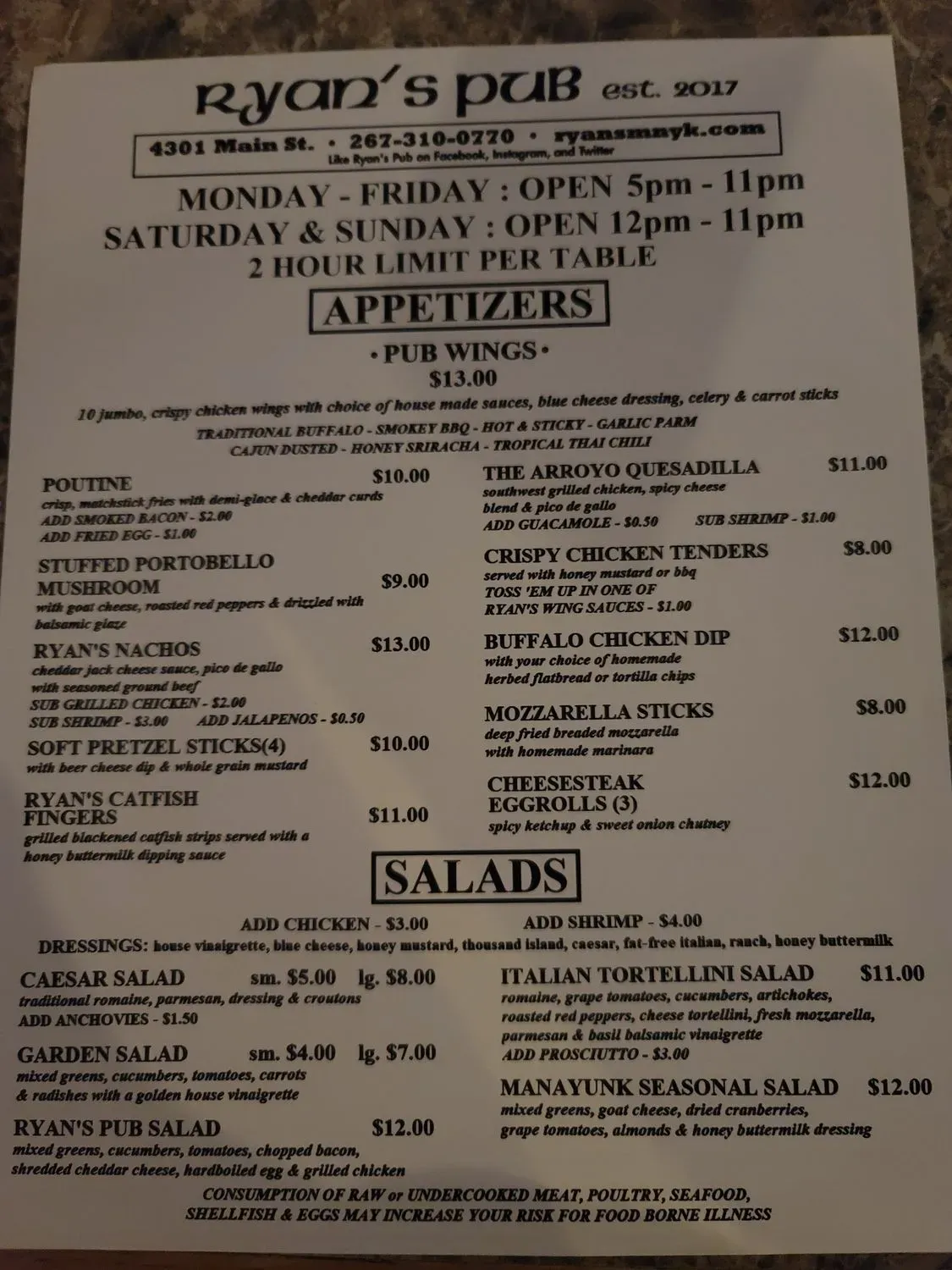 Menu 6