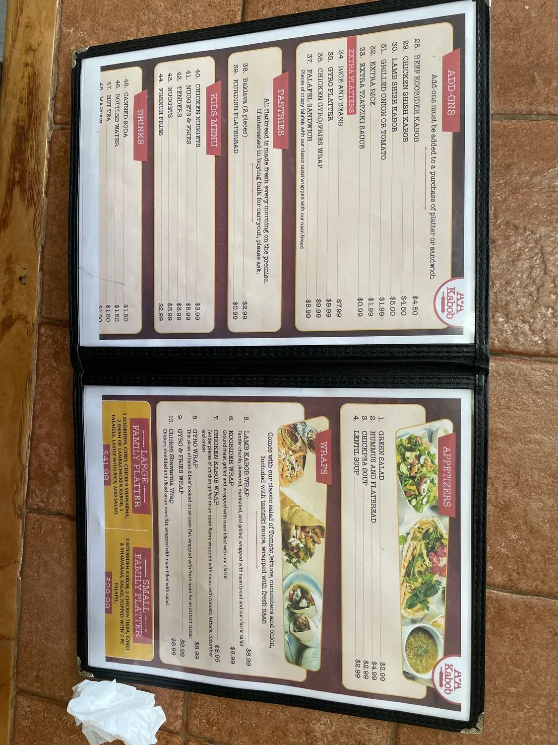 Menu 5