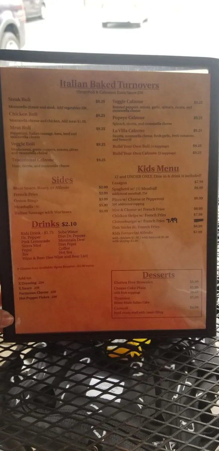 Menu 2