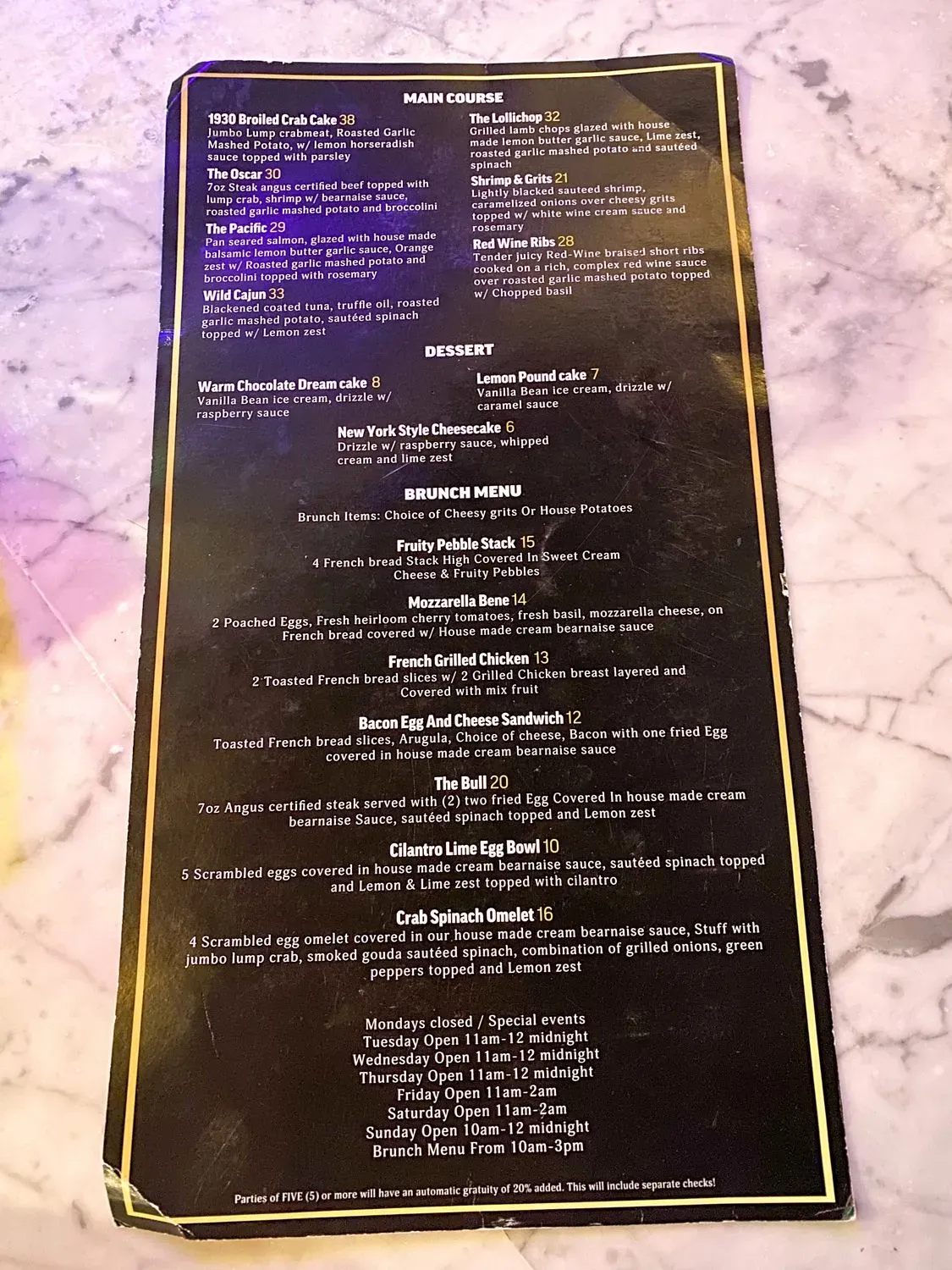 Menu 3