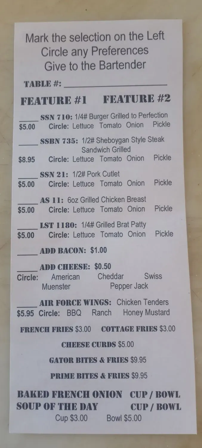 Menu 3