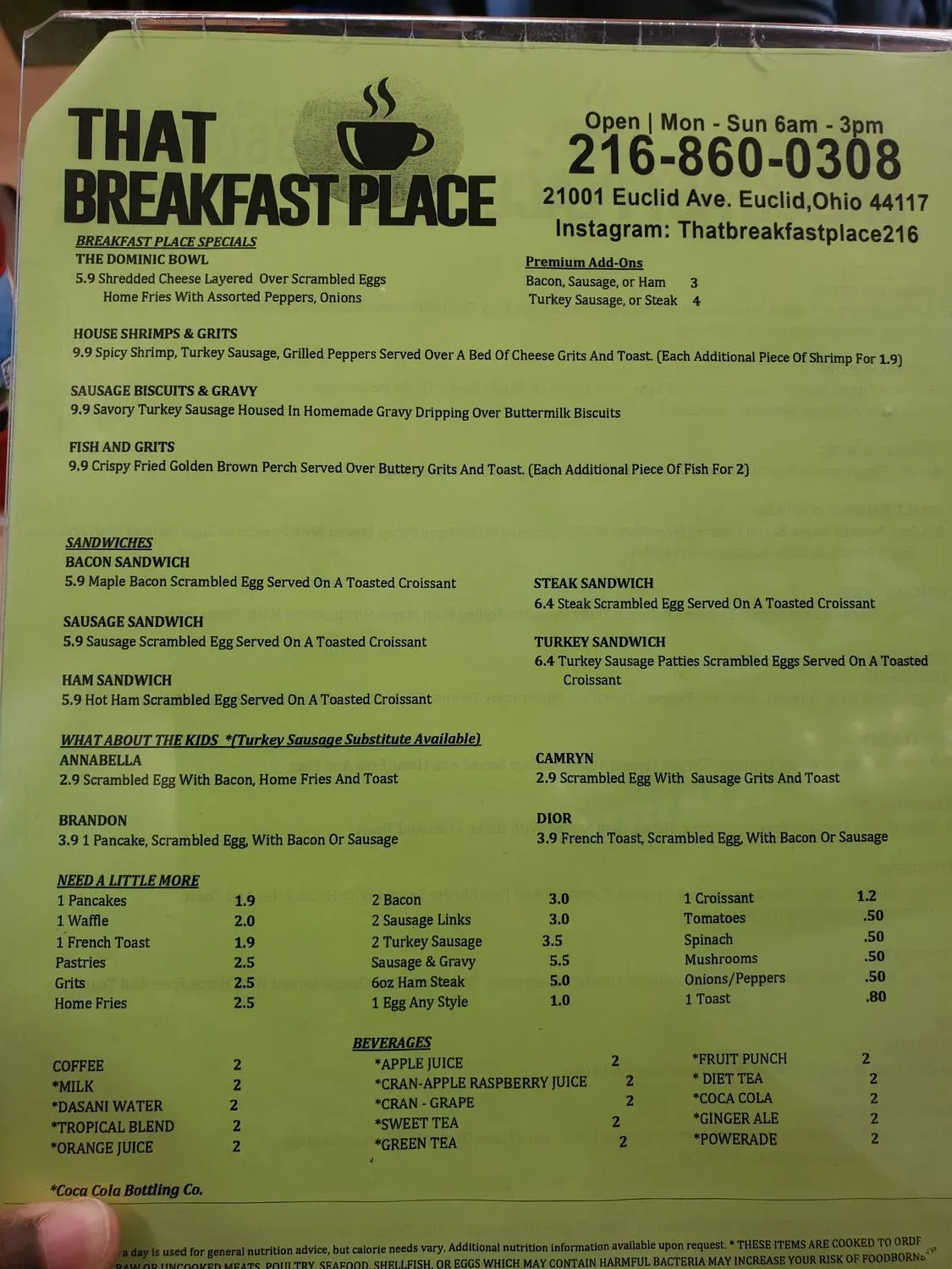 Menu 4