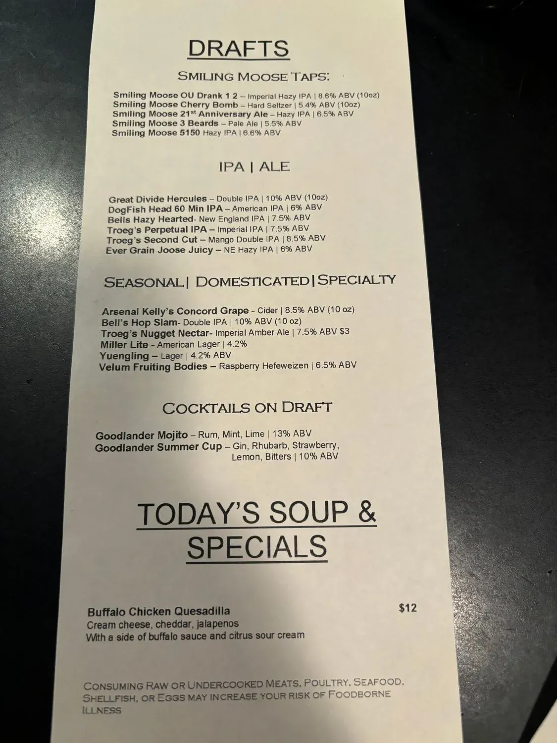 Menu 2