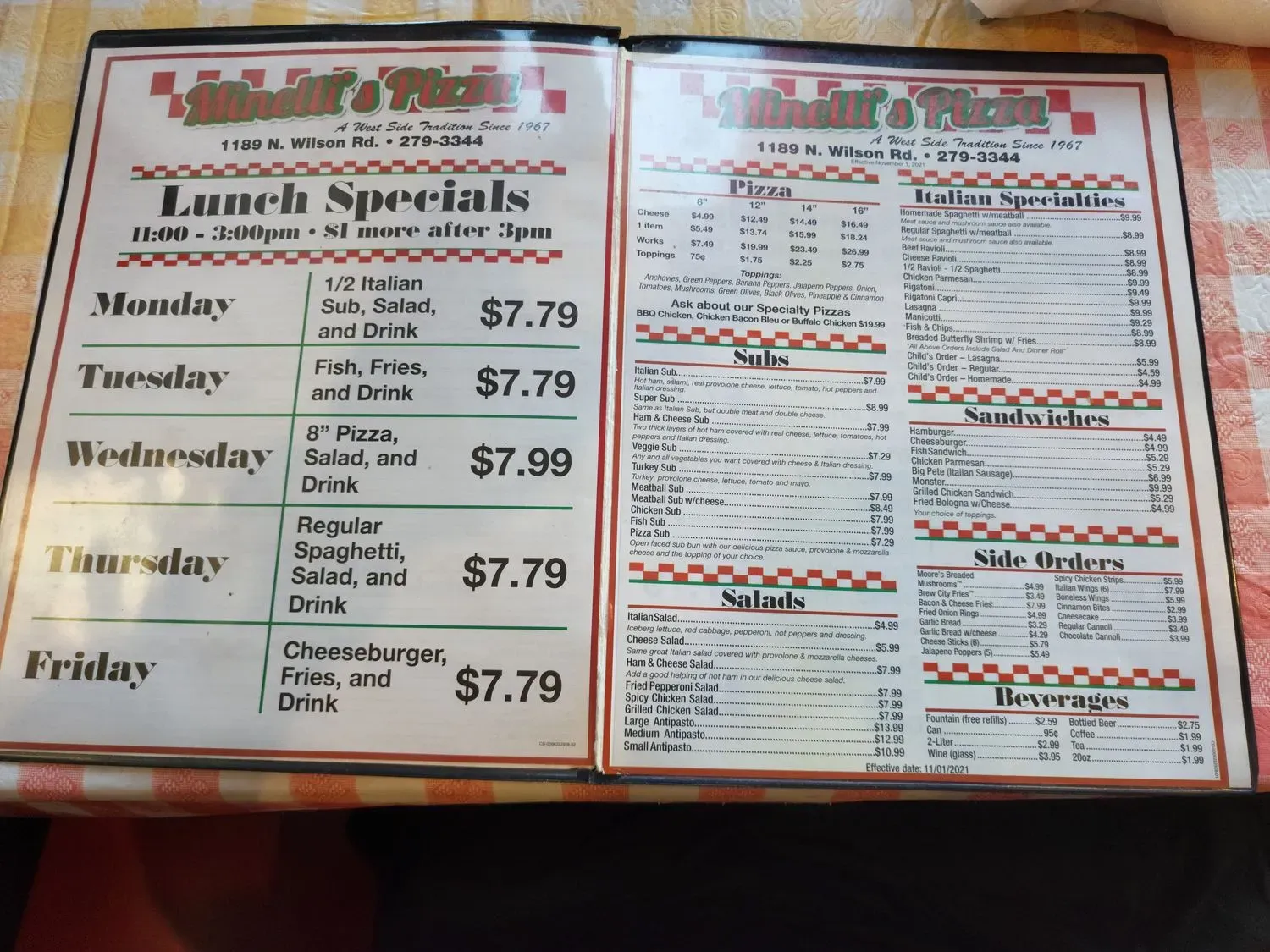 Menu 3