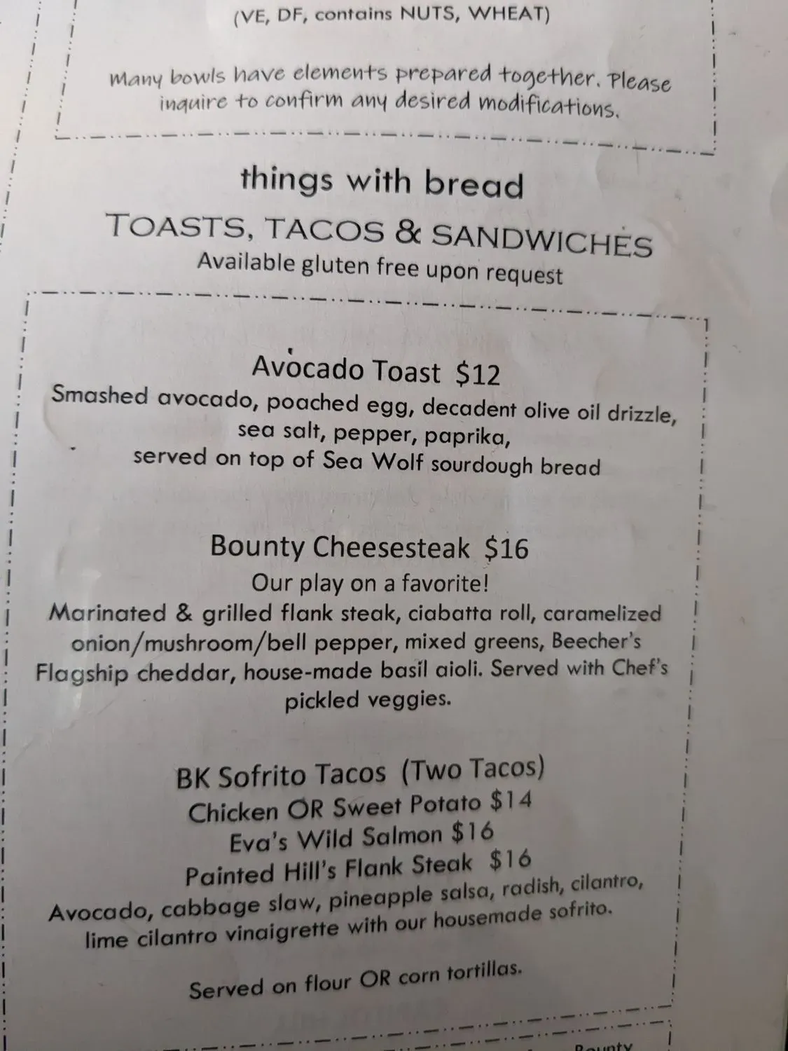 Menu 6