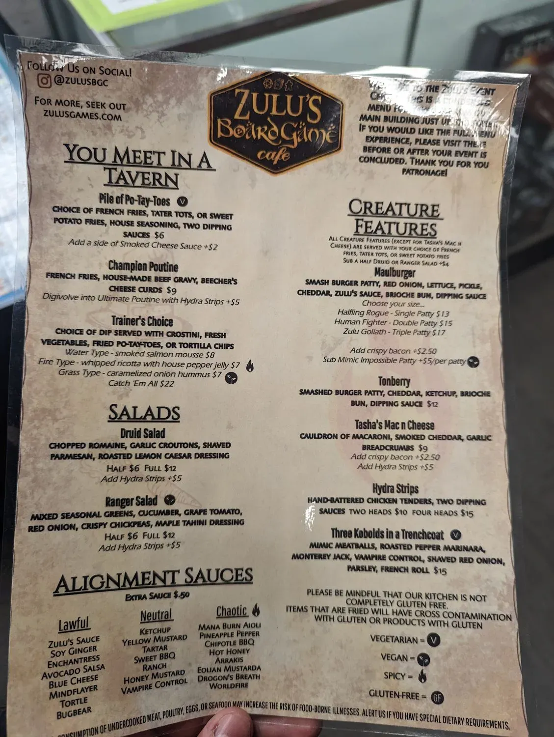 Menu 5