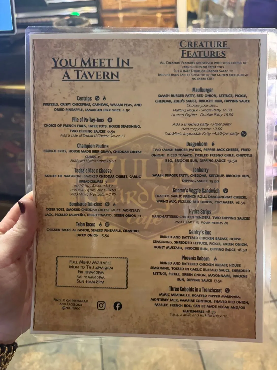 Menu 4