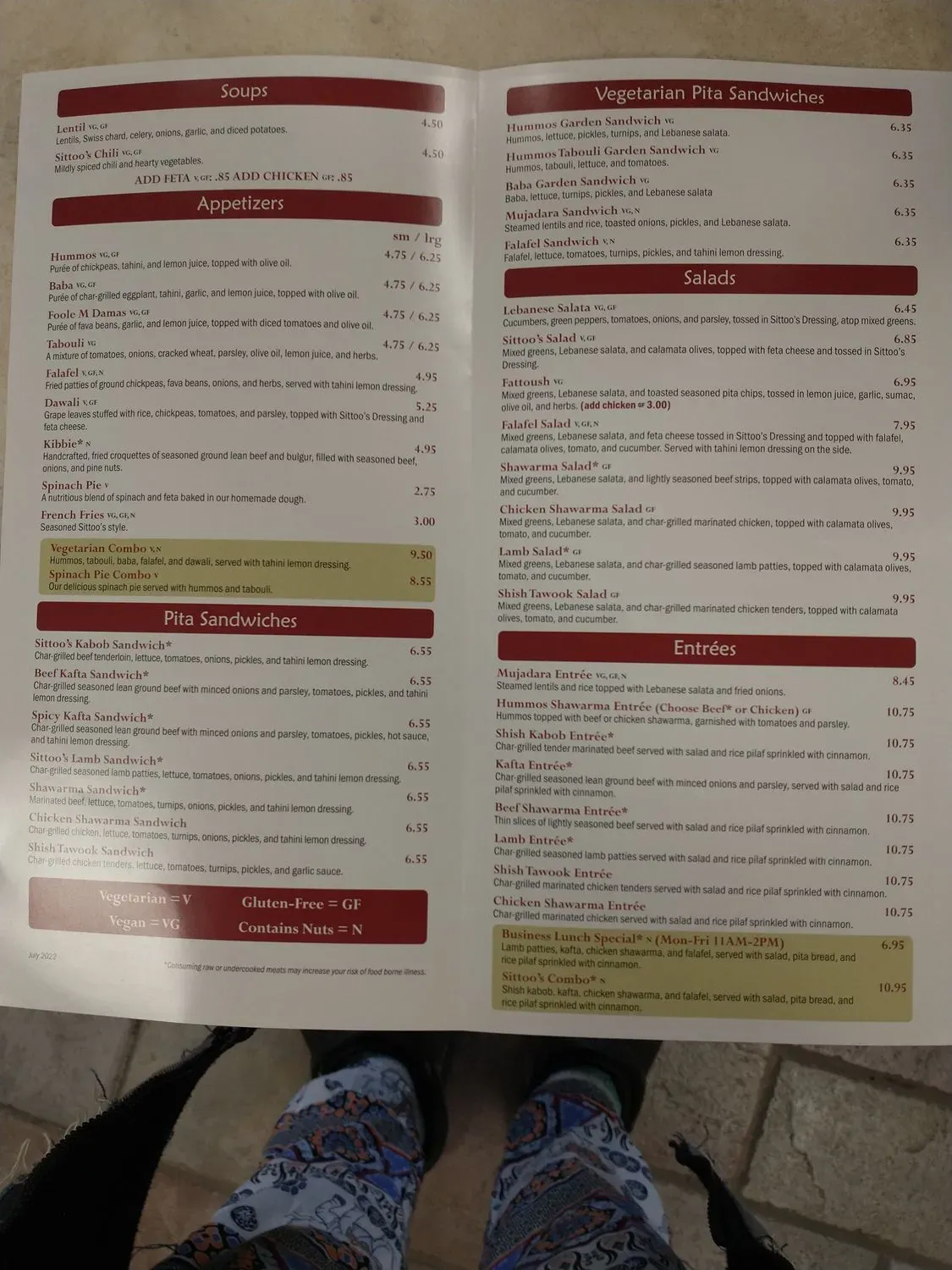 Menu 4