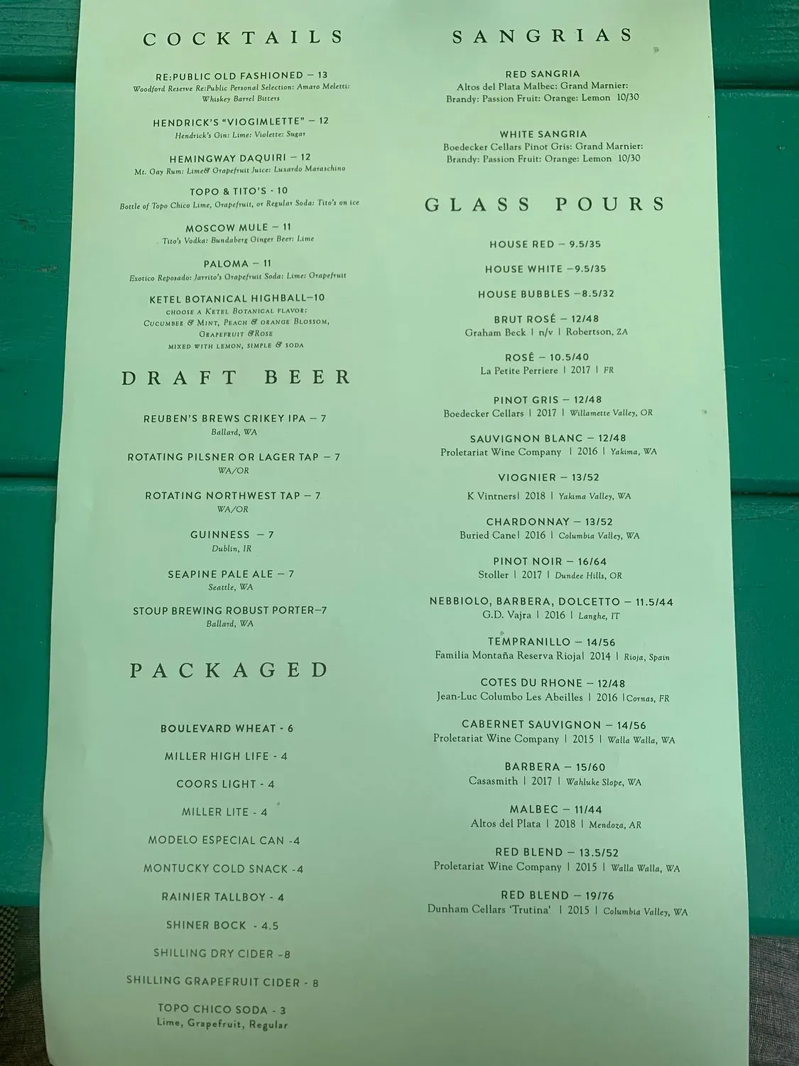 Menu 2