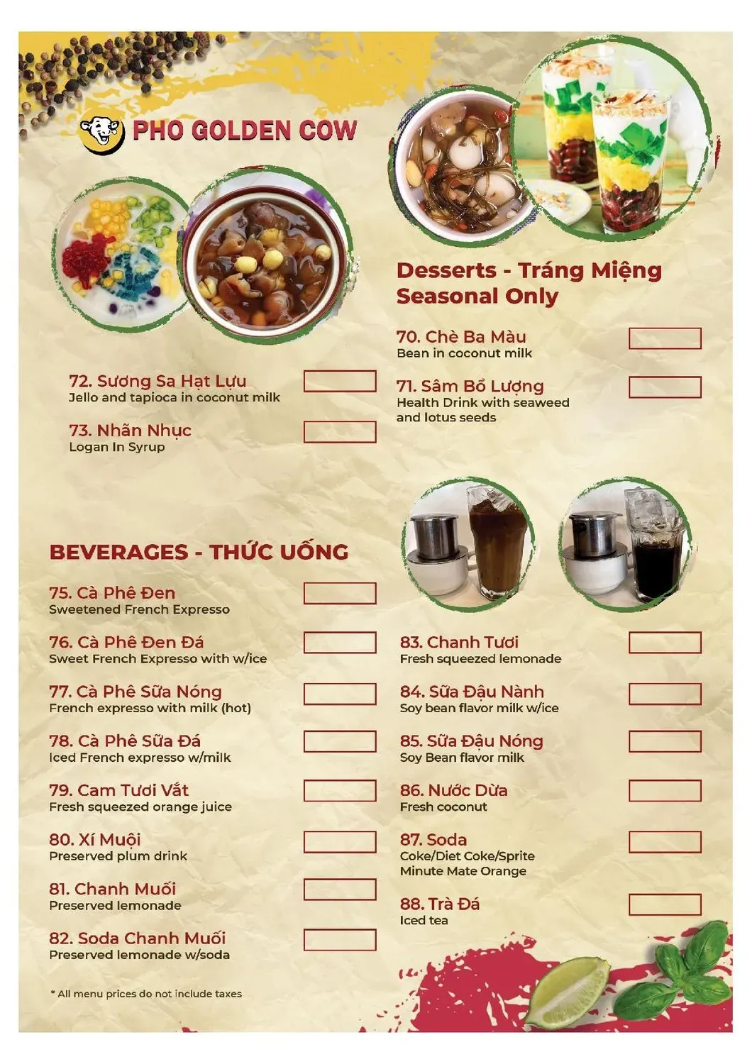 Menu 3