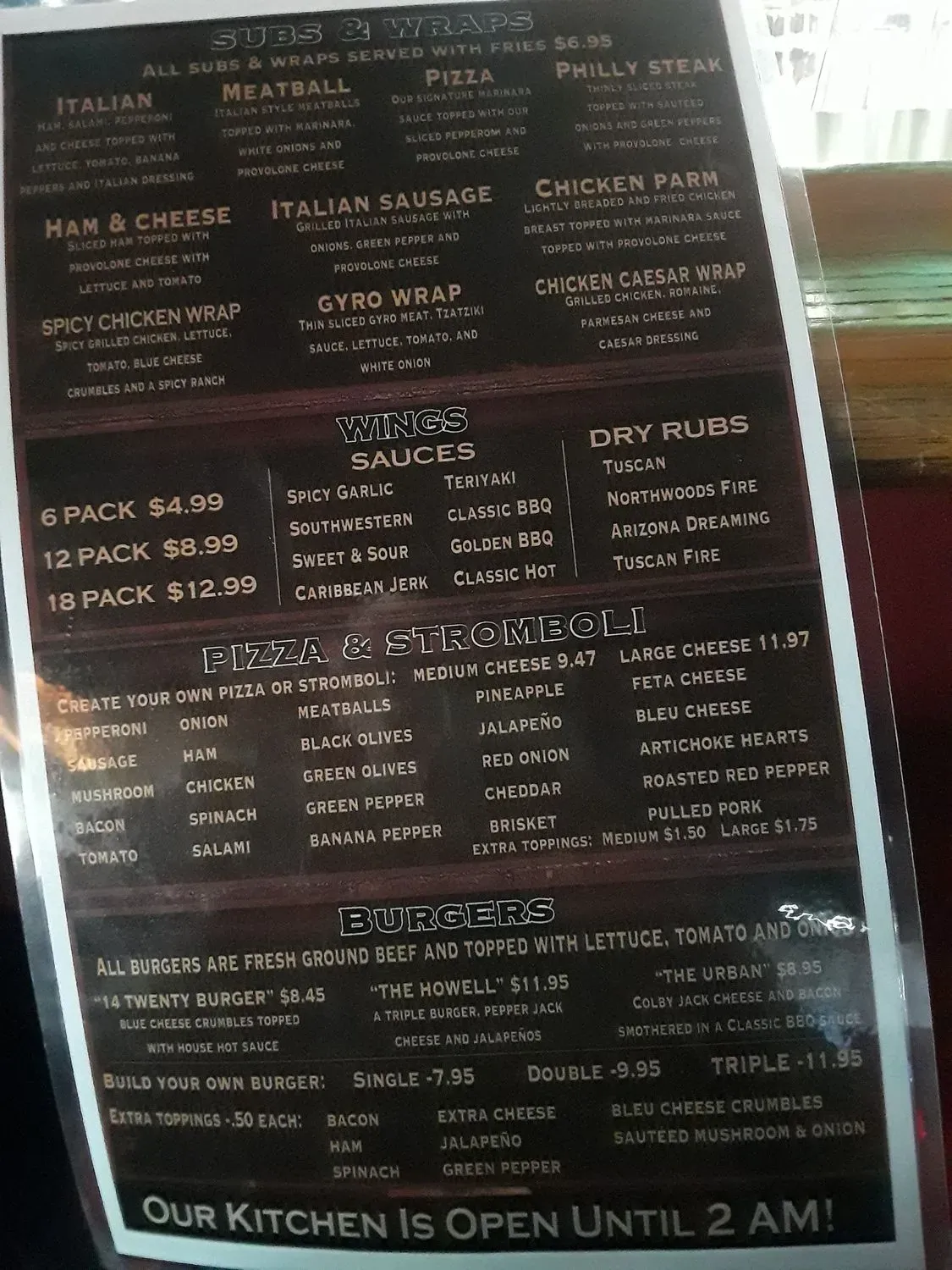 Menu 2