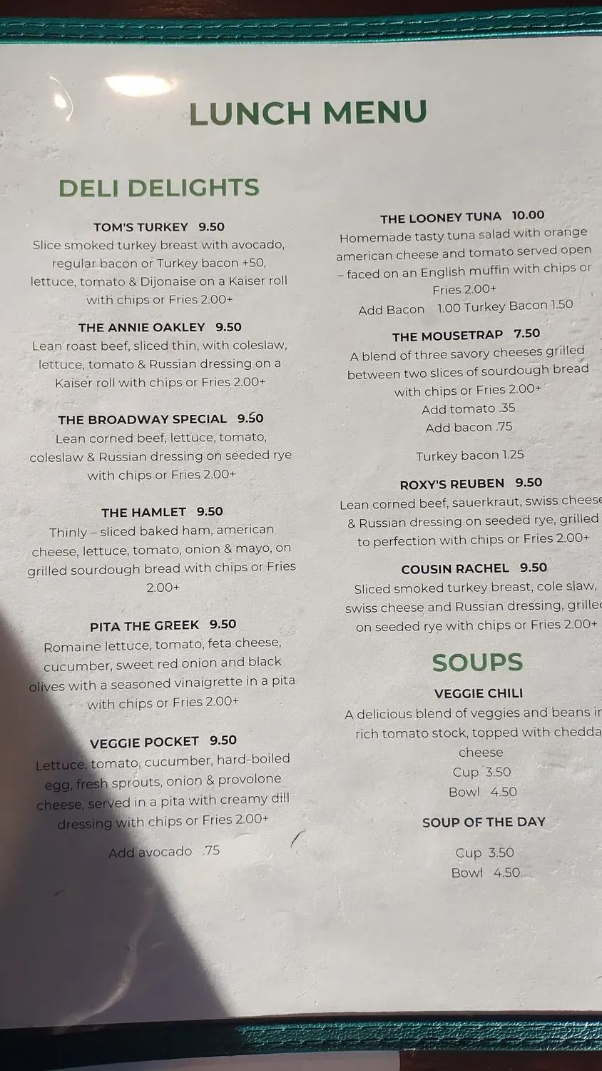 Menu 3