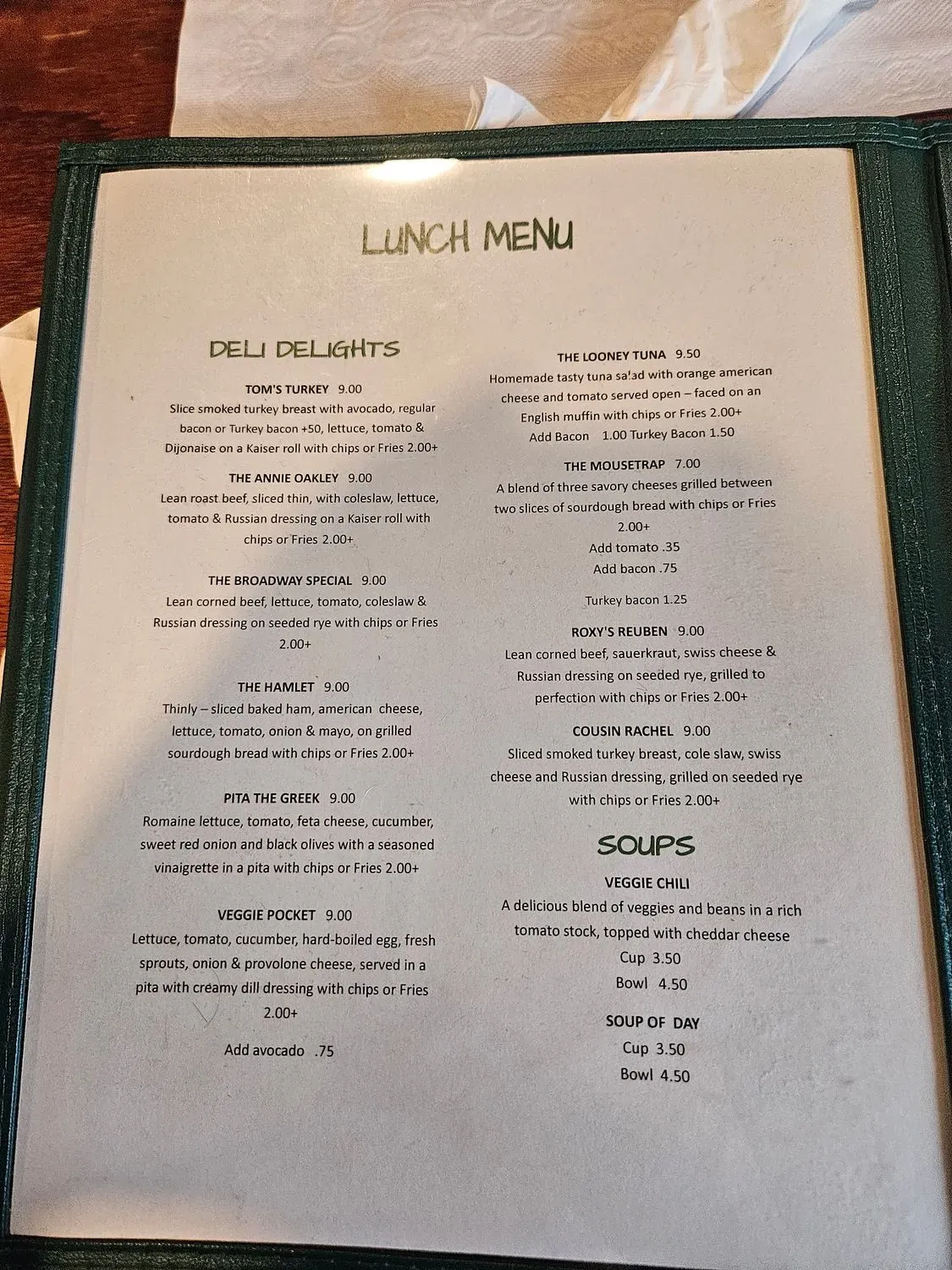 Menu 4