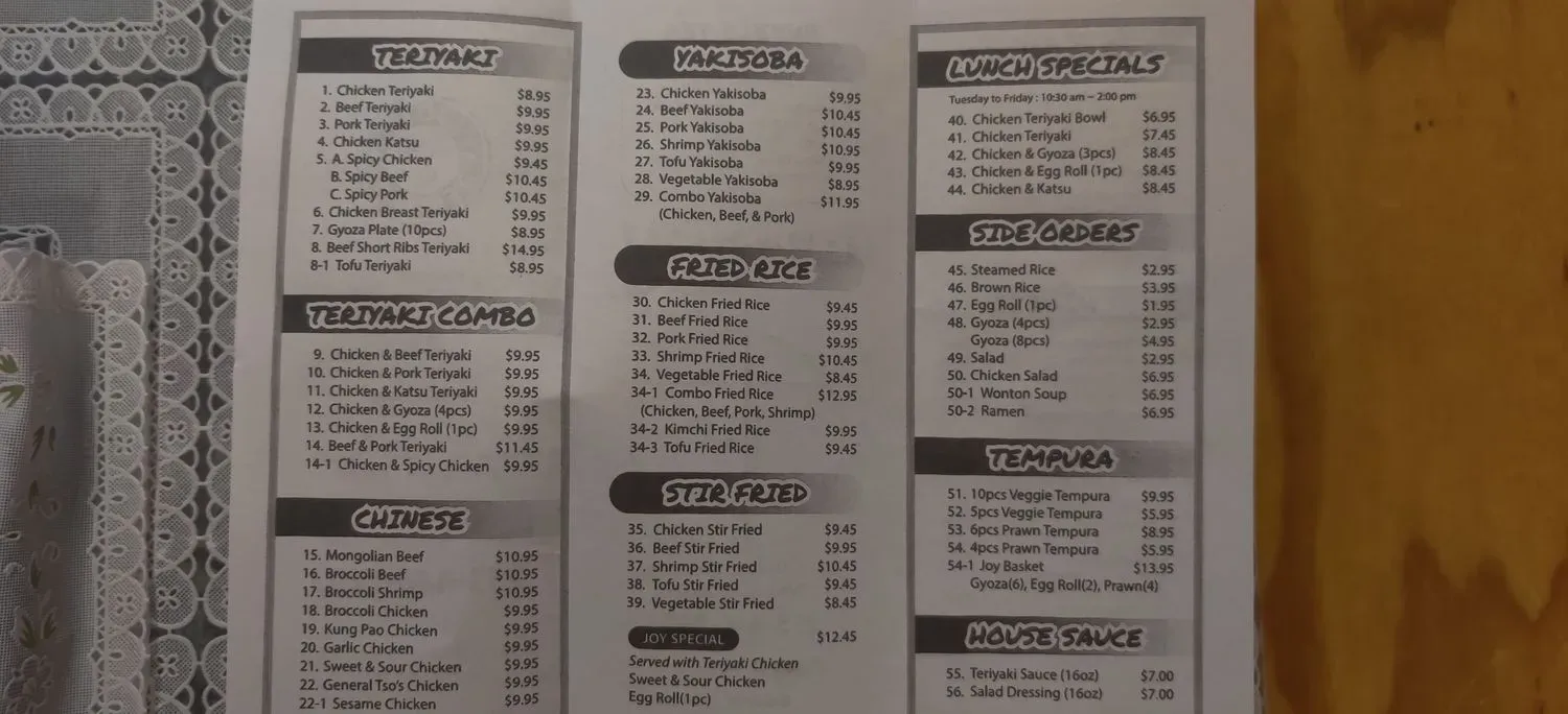 Menu 3