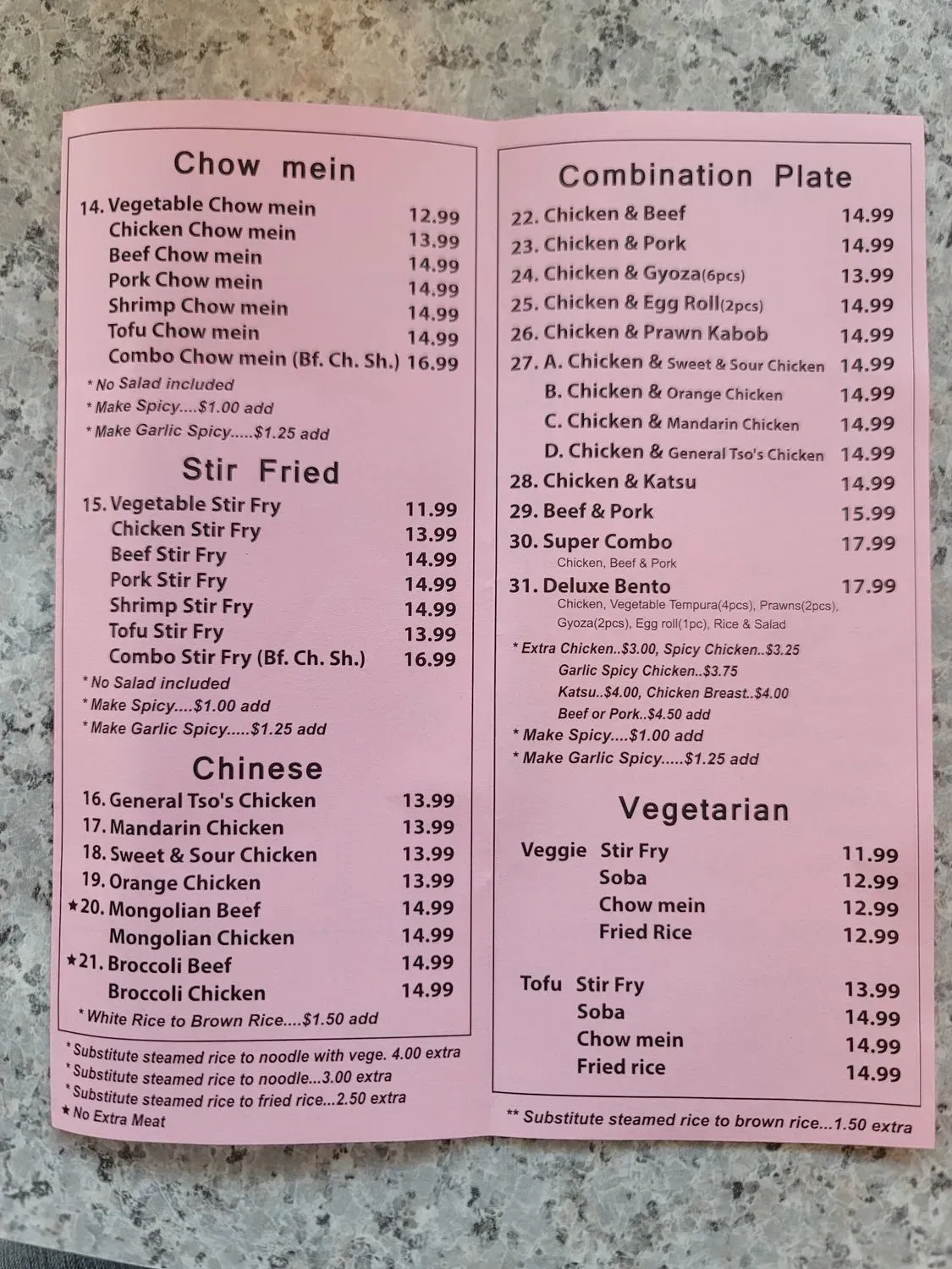 Menu 3