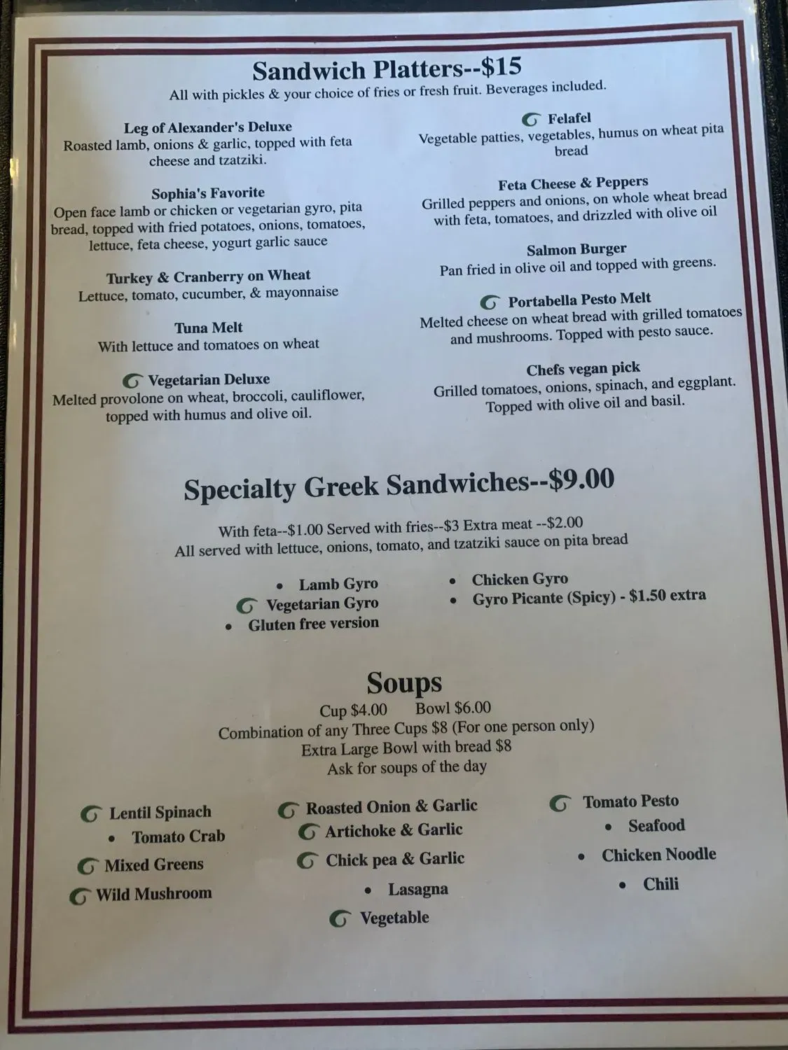 Menu 4